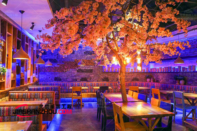 永不枯萎仿真樹造型可根據不同空間定制 綠色環保值得擁有