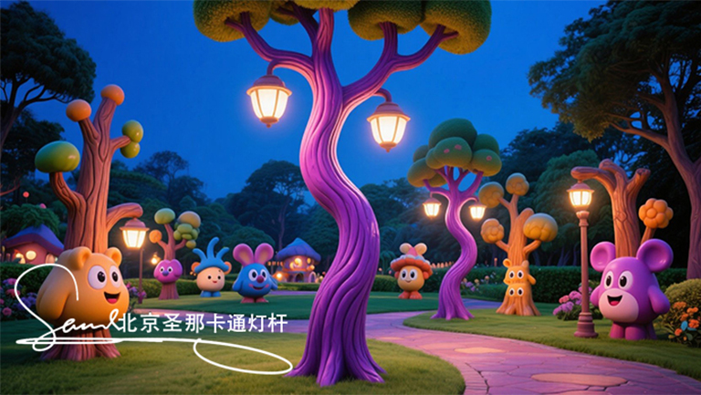 北京昌平廠家卡通燈桿是各大景區(qū)顏值搭子新寵