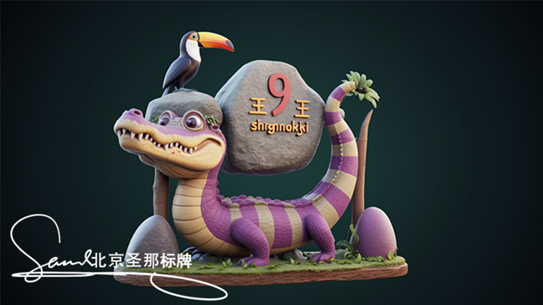 九寨溝水泥仿木標(biāo)識牌 園林景區(qū)裝飾的綠色新寵