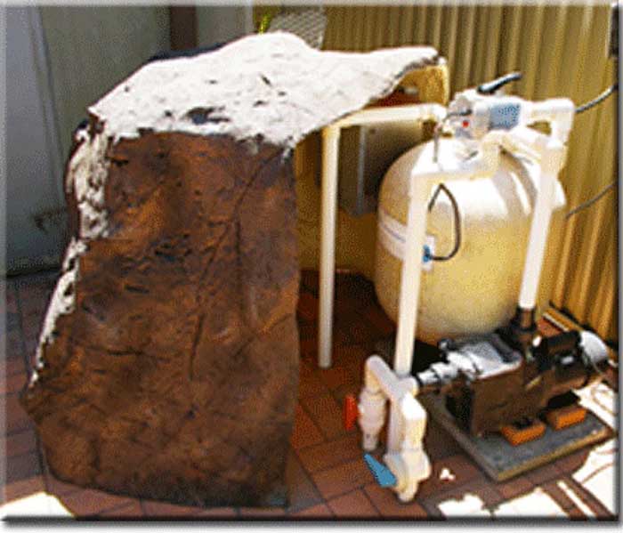 仿石井蓋制作遮擋噴泉凈化設(shè)備.jpg 仿石井蓋