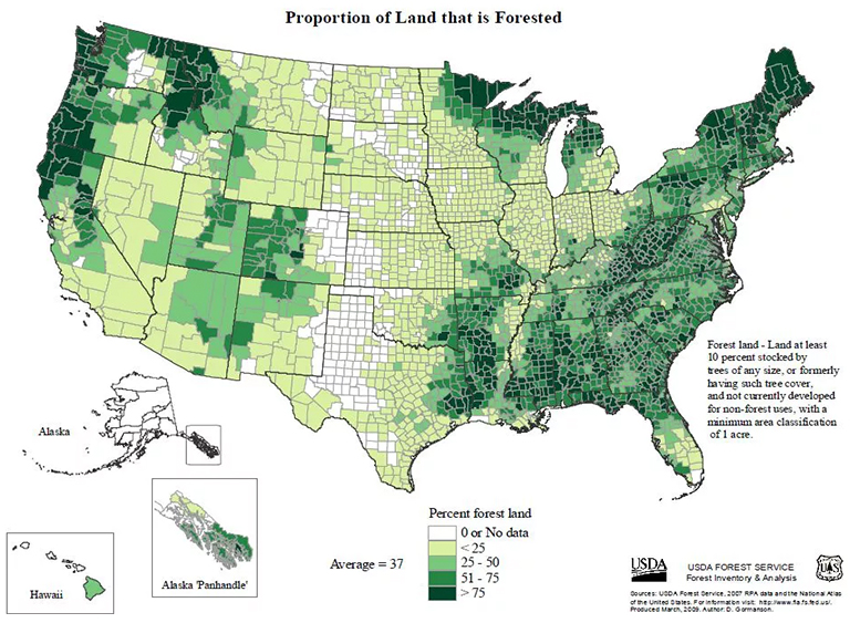 美國(guó)各州和州按林木種植密度計(jì)算的林木密度.jpg 美國(guó)各州和州按林木種植密度計(jì)算的林木密度