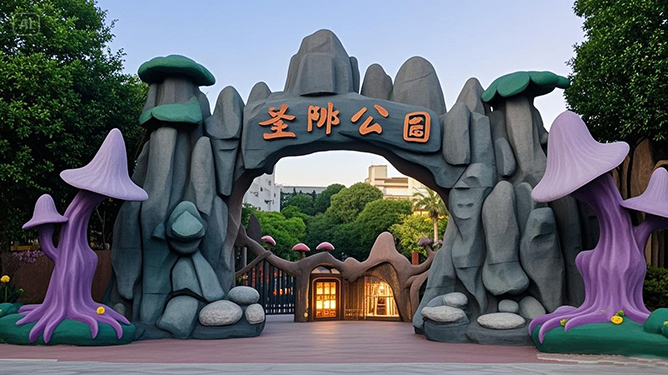 仿真假山大門(mén).jpeg 仿真假山大門(mén)