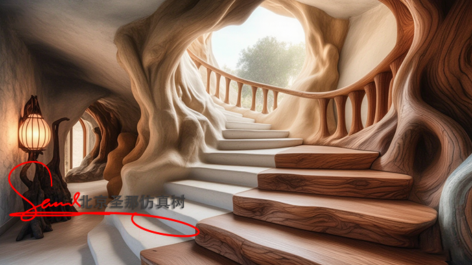 水泥仿木臺階.png 水泥仿木臺階