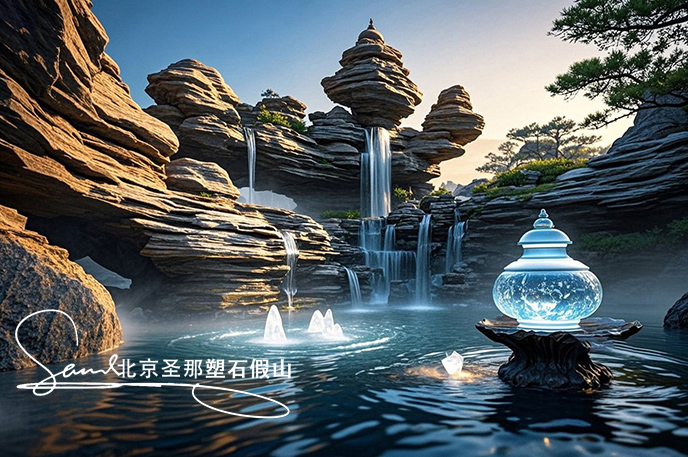 水泥假山.jpeg 水泥假山