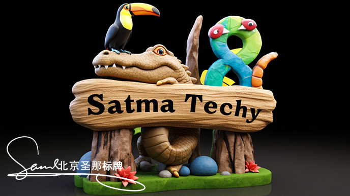 水泥仿木標識牌