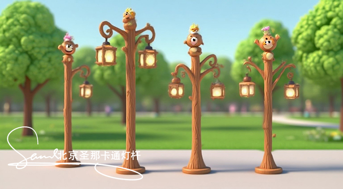 卡通燈桿