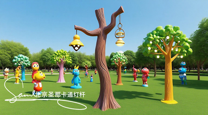 卡通燈桿.jpg 卡通燈桿