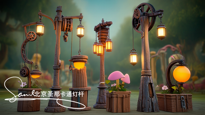 卡通燈桿.jpg 卡通燈桿