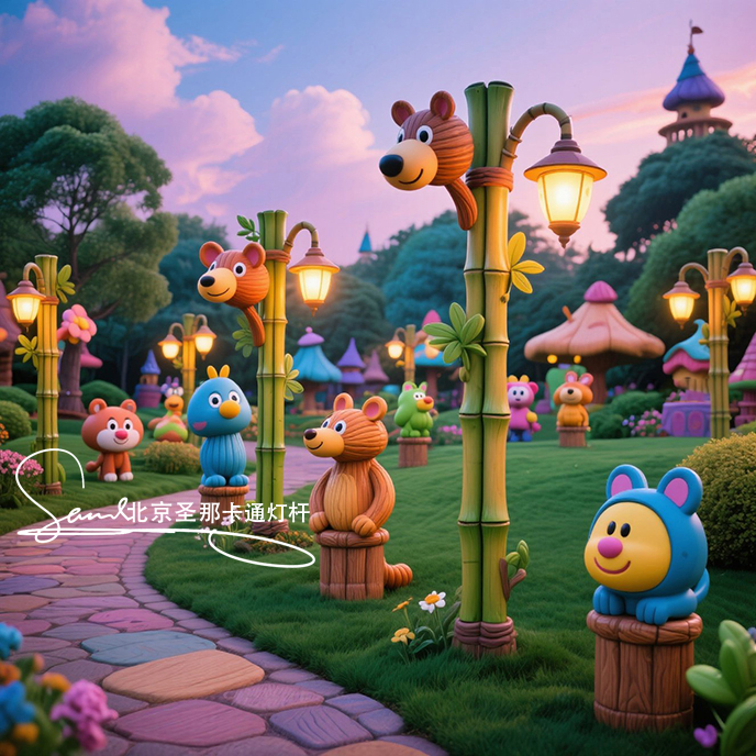 卡通燈桿.jpg 卡通燈桿