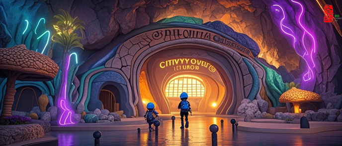 仿真假山大門.jpg 仿真假山大門