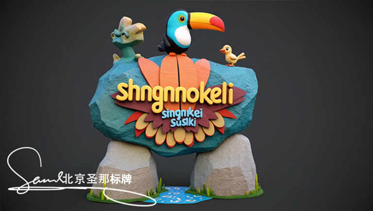 水泥仿木標(biāo)識(shí)牌