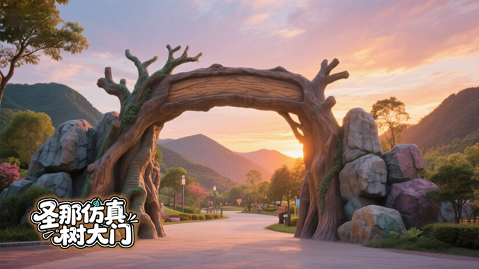 仿真樹大門.jpeg 仿真樹大門